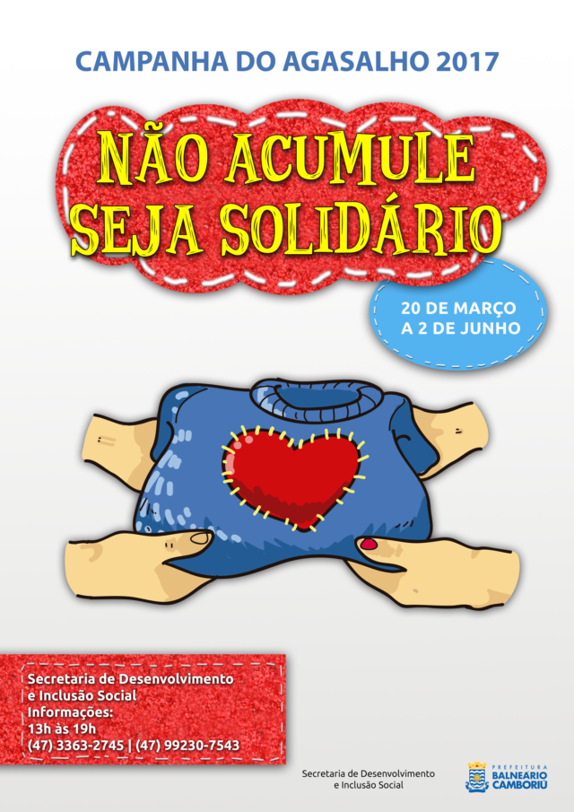 Balne Rio Cambori Lan A Campanha Do Agasalho