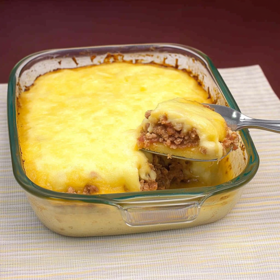 Aprenda a Fazer Polenta Recheada Carne Moída