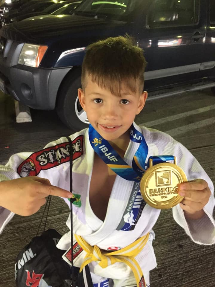 Atleta mirim de BC é campeão do Pan Kids de JiuJitsu